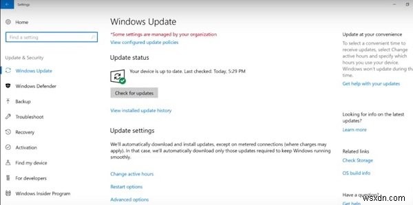 Windows10Updateサービスケイデンスの説明 