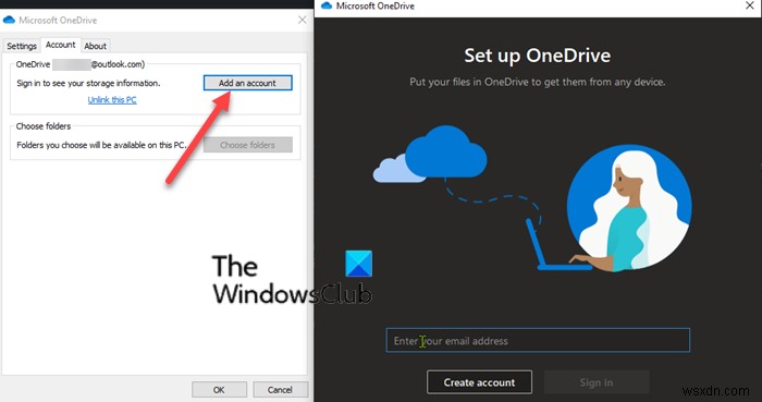 Windows10コンピューターで複数のOneDriveアカウントを追加する方法 