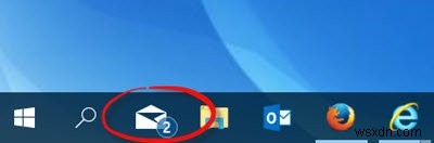 Windows10のタスクバーボタンにバッジを表示を有効または無効にする 