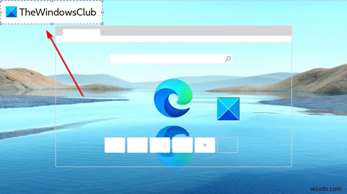 Microsoftペイントでスクリーンショットに透明な画像を追加する方法 