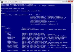 Windows10の高度なコマンドプロンプトまたはCMDトリック 