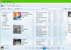 WindowsMediaPlayerがミュージックプレイリストを再生していません 