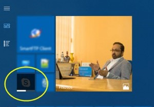 Windows10でメニュータイルが暗くなるスタートメニュー 