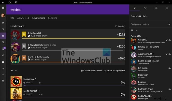Xboxコンソールコンパニオンアプリ：Windows11/10での機能と使用方法 