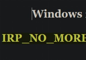 BSOD IRP_NO_MORE_STACK_LOCATIONS –Windows10アップグレードエラー 