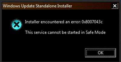 WindowsUpdateエラー0x8007043cを修正する方法 