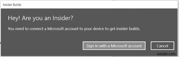 Windows Insider Programにサインアップして、Windows11/10Insiderプレビュービルドを入手する方法 