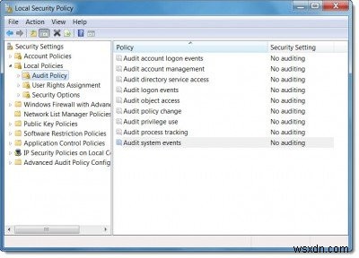 Windows11/10のグループポリシーを使用してドキュメントを監視する 
