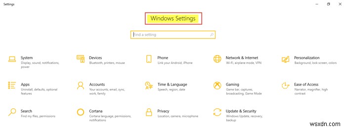Windows10の設定を開いて使用する方法 