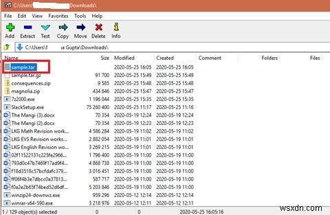 TAR.GZ、TGZ、またはGZを解凍、開く、または抽出する方法。 Windows11/10のファイル 