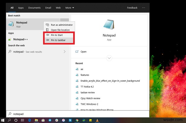 Windows11/10のデスクトップに付箋またはメモ帳を配置する方法 