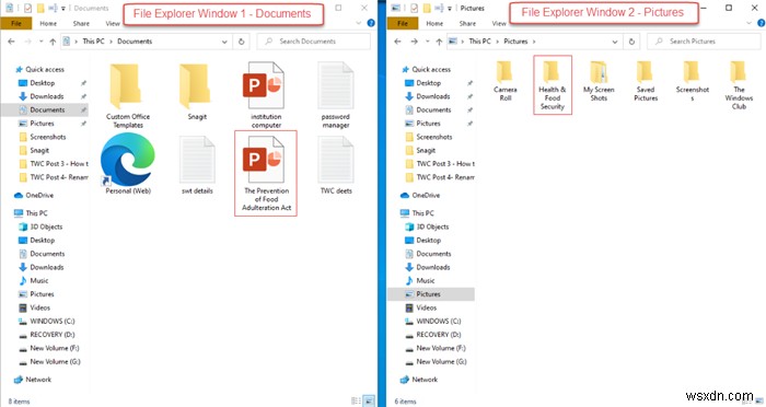 Windows11/10でファイルとフォルダを移動する方法 