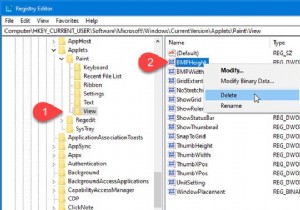 Windows 10でMicrosoftペイントの設定、位置、解像度、またはサイズをデフォルトにリセットする方法 