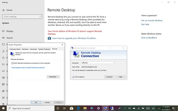 Windowsホーム（RDP）でWindows10リモートデスクトップを使用する方法 