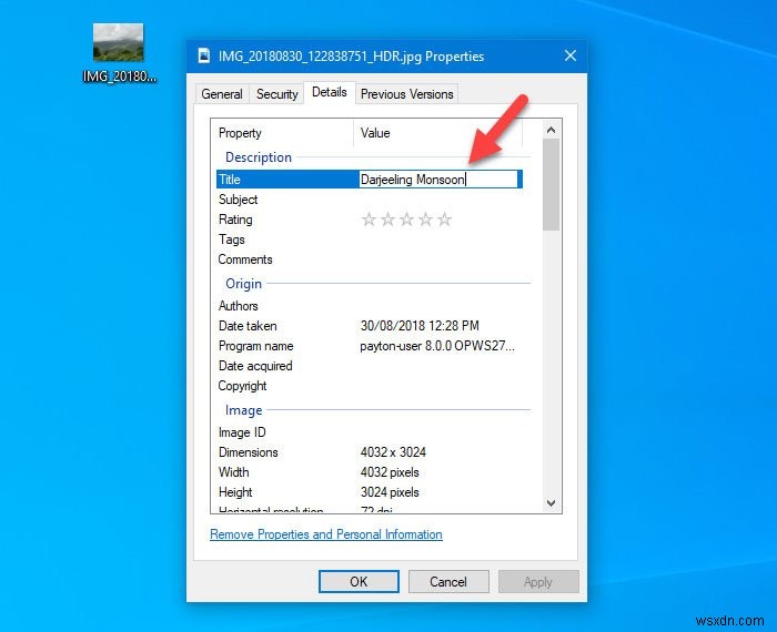 Windows11/10で写真とビデオファイルにメタデータを編集または追加する方法 