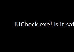 JUCheck.exeとは？安全なファイルかの見分け方と対処法