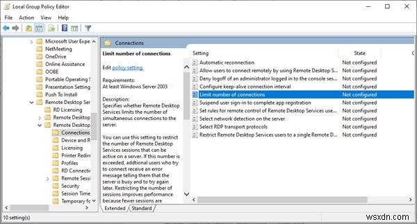Windows11/10でリモートデスクトップ接続の数を増やす方法 