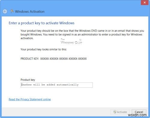 Windows10アクティベーションエラーコード0x8007007Bを修正 
