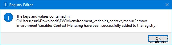 Windows11/10のコンテキストメニューに環境変数を追加する方法 