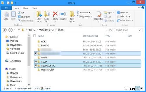 Windows Easy Transfer：現在、一時的なプロファイルエラーを使用してログオンしています 