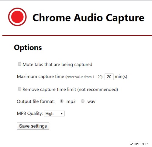 Windows10でChromeまたはFirefoxのブラウザタブからオーディオをキャプチャまたは録音する方法 