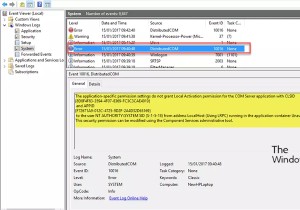 Windows10でのDCOMイベントID10016エラーを修正しました 
