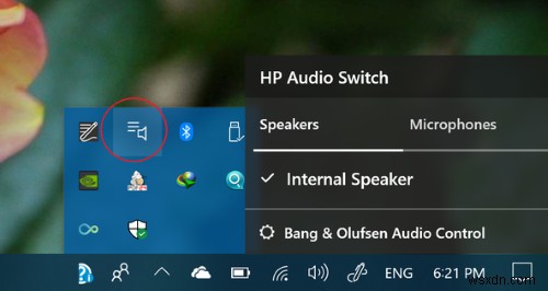 Windows10の起動時にスクリプトファイルHPAudioswitchLC.vbsが見つかりません 