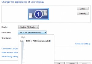 Windows11/10でより良い画面解像度になるようにモニターを調整します 