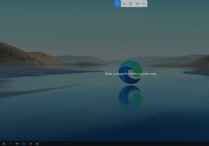 Win + Shift+Sキーボードショートカットを使用してWindows10でスクリーンショットをキャプチャする方法 