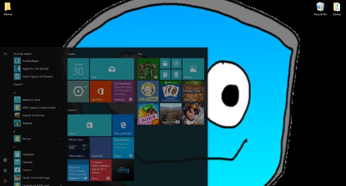 Windows 10のスタートメニューがグレー表示され、応答しなくなる 