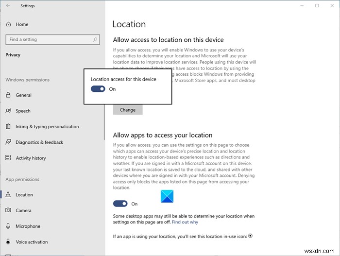 あなたの場所は最近アクセスされたか、Windows11/10で現在使用されています 