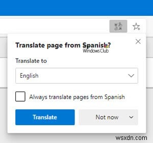 ウェブサイトの言語翻訳を無効または有効にします。 MicrosoftEdgeで表示言語を追加または変更する 