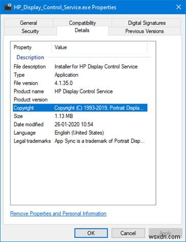 このHPDisplayControl Serviceポップアップ警告とは何ですか？ 