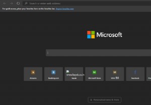 MicrosoftEdgeの新しいタブページをカスタマイズする方法 