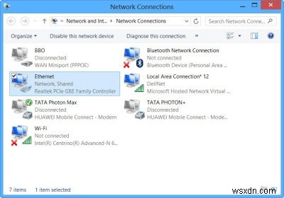 インターネット接続の共有を使用して、WindowsPCをWiFiホットスポットに変える 