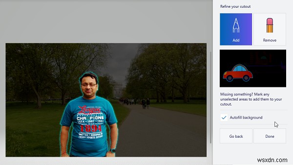 Windows10でペイント3Dを使用して背景画像を削除する方法 