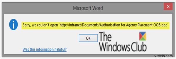 申し訳ありませんが、Windows10でオフラインファイルエラーを開くことができませんでした 