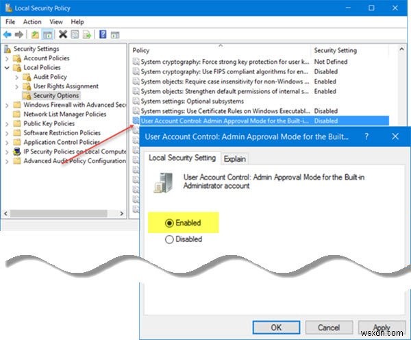 Windows10の組み込みの管理者アカウントを使用してMicrosoftEdgeを開くことはできません 