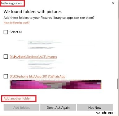 Windows10の写真アプリで新しいフォルダーの場所を追加する方法 