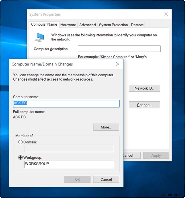 Windows10でコンピューター名を変更する方法 