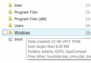 Windows 10でフォルダーやデスクトップアイテムのポップアップ説明（ツールチップ）を無効にする方法
