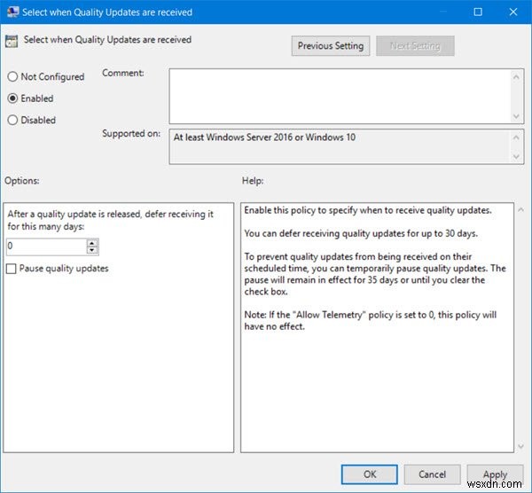 Windows10でアップグレードと更新を延期する期間を設定する方法 