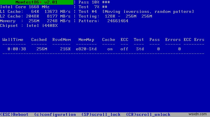 Windows11/10でのMemtest86+による高度なメモリ診断 