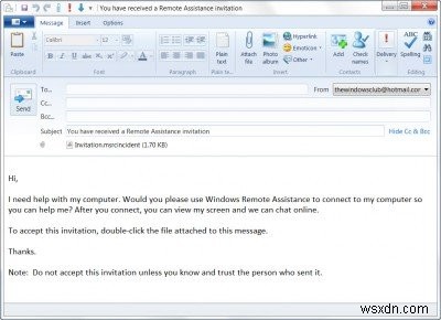 Windows 11/10/8/7でリモートアシスタンスを使用して、ヘルプを要求または提供する方法 