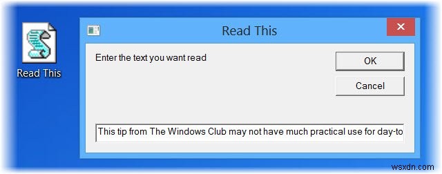 タスクスケジューラを使用してWindowsに話しかける 