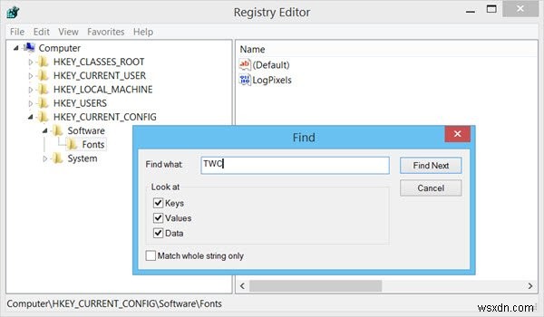 Windowsレジストリのキー、値、および設定を検索する方法 