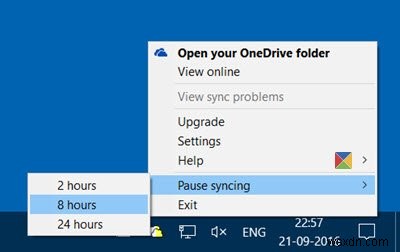 Windows10のOneDriveで同期を再開または一時停止する方法 
