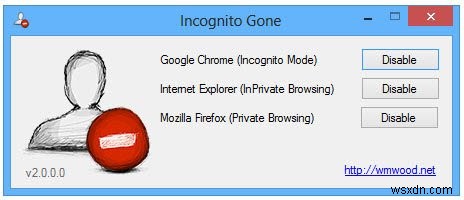 Chrome、Firefox、InternetExplorerでプライベートブラウジングを無効にする方法 
