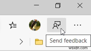 新しいMicrosoftEdgeで[フィードバックの送信]ボタンを削除する方法 