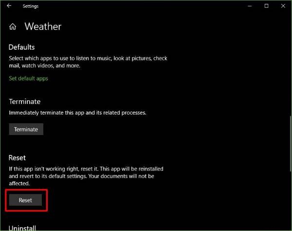 天気アプリが機能していないか、Windows11/10で開いていません 